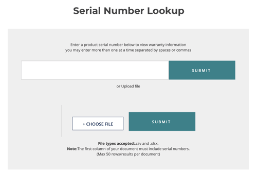 SerialNumberLookup SerialNumberLookup
